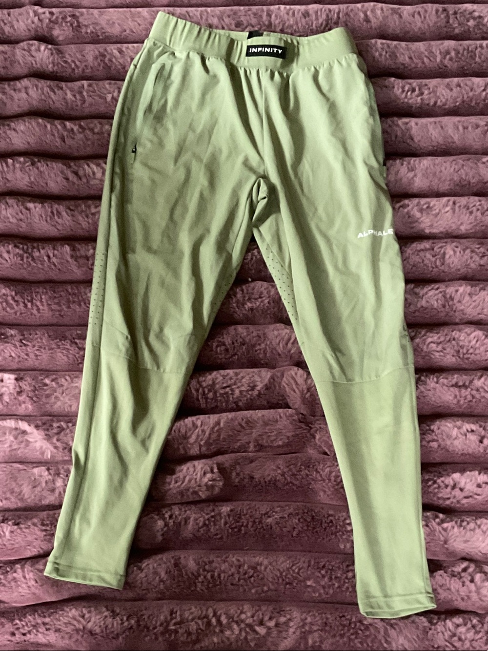 NFINITY Olive Green Performance Leggings